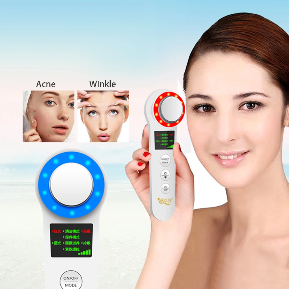 Facial Care Tool Multi-Color Ultrasonic Face Beauty Instrument Face Detox Massager Anti-Aging Anti-Wrinkle Facial Cleansing Tool
Facial Care Tool Multi-Color Ultrasonic Face Beauty Instrument Face Detox Massager Anti-Aging Anti-Wrinkle Facial Cleansing Tool