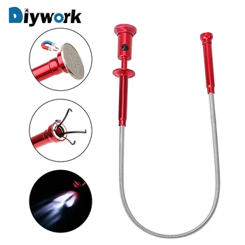 DIYWORK Flexible Pick Up Tool Magnet + 4 Claw + LED Light Sewer Cleaning Pickup Tools Magnetic Long Spring Grip
DIYWORK Flexible Pick Up Tool Magnet + 4 Claw + LED Light Sewer Cleaning Pickup Tools Magnetic Long Spring Grip