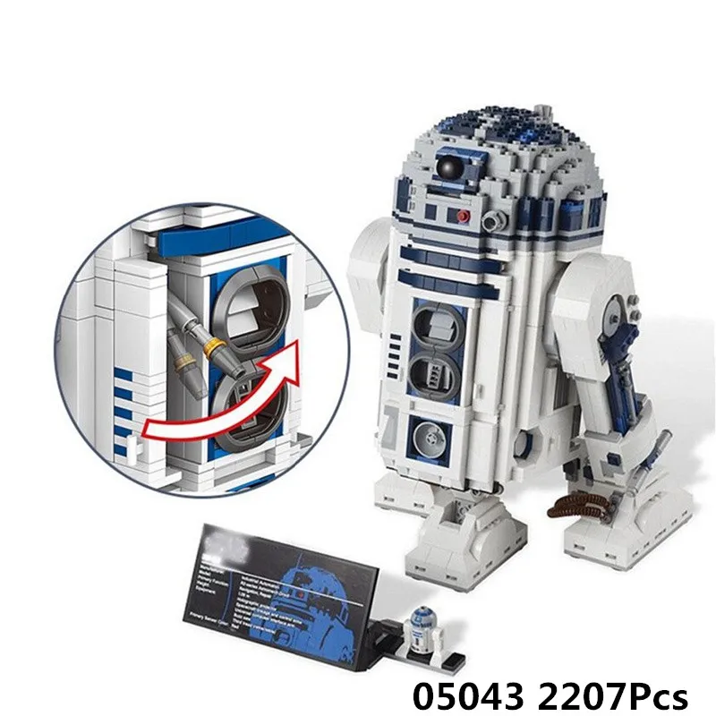 05043 Star Wars Series 2127Pcs The R2D2 Robot Set Out of Print D2 Building Blocks Bricks Children Toys LegoINGlys 10225
05043 Star Wars Series 2127Pcs The R2D2 Robot Set Out of Print D2 Building Blocks Bricks Children Toys LegoINGlys 10225