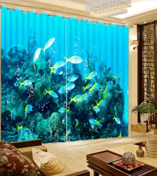 blue curtains Modern Home Decoration Blackout 3D Curtain stereoscopic ocean curtains
blue curtains Modern Home Decoration Blackout 3D Curtain stereoscopic ocean curtains