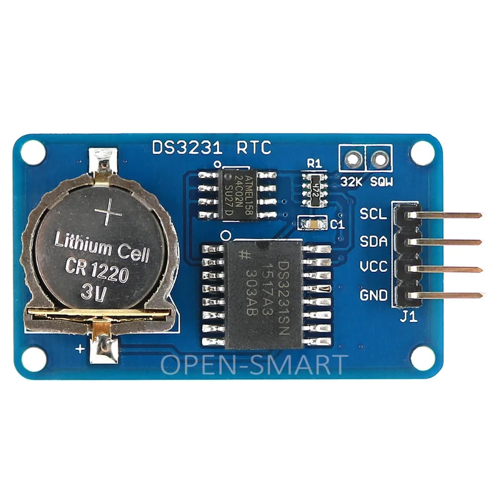 

DS3231 RTC Module with AT24C02 EEPROM High Accuracy and I2C Interface Real Time Clock module for Arduino