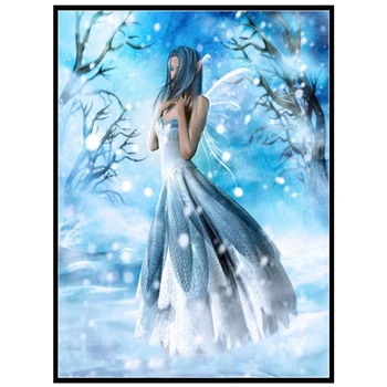 Full Square 5d Diamond Embroidery snow Girl fairy Diamond Painting Cross-Stitch Diy Diamond Painting Crafts Decor
Full Square 5d Diamond Embroidery snow Girl fairy Diamond Painting Cross-Stitch Diy Diamond Painting Crafts Decor