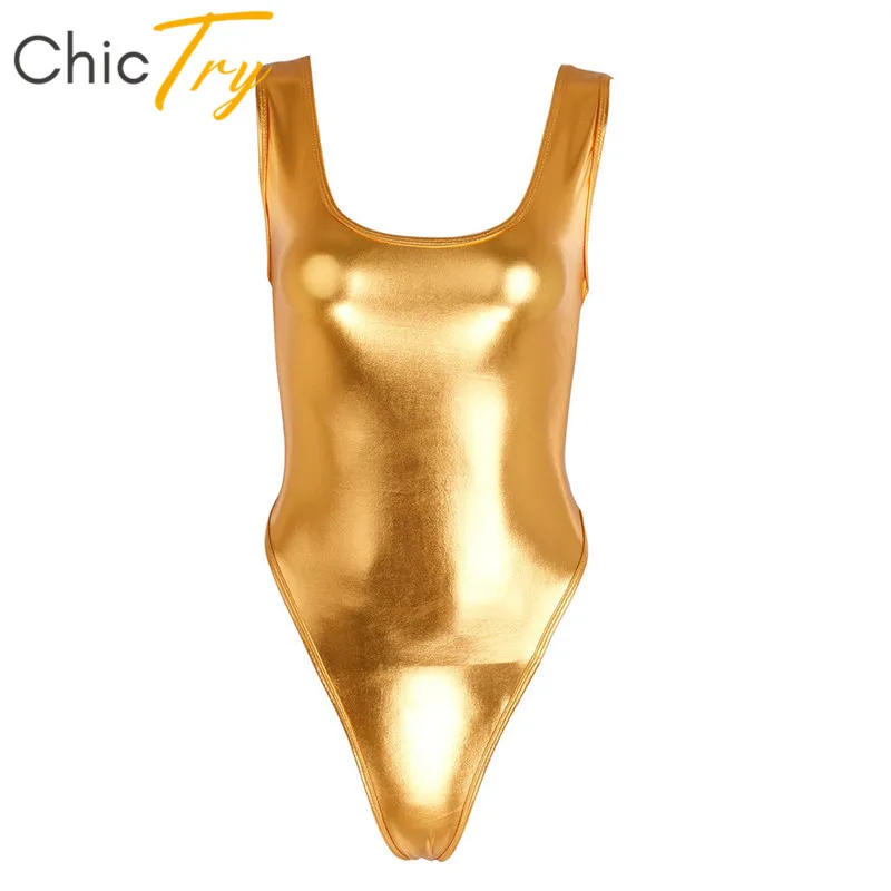 ChicTry Women Solid Color Patent Leather Sleeveless Ballet Leotard Dance Wear Sexy Bodysuit Bikini Swimsuit Gymnastics Leotard
ChicTry Women Solid Color Patent Leather Sleeveless Ballet Leotard Dance Wear Sexy Bodysuit Bikini Swimsuit Gymnastics Leotard