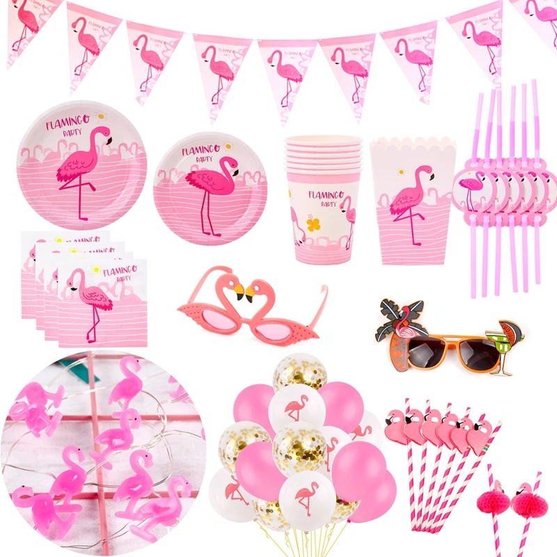 PATIMATE Flamingo Party Disposable Tableware Hawaii Party Luau Pink Flamingo Decoration For Kids Birthday Party Decor Supplies
PATIMATE Flamingo Party Disposable Tableware Hawaii Party Luau Pink Flamingo Decoration For Kids Birthday Party Decor Supplies