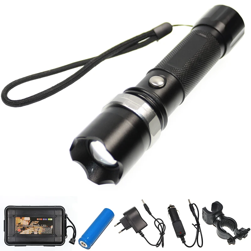 1000 Lumens 3 Mode Zoomable Camping Torch Police&Army Use Professional Tactical Flashlight Q5 LED High Power Rechargeable Lamp
1000 Lumens 3 Mode Zoomable Camping Torch Police&Army Use Professional Tactical Flashlight Q5 LED High Power Rechargeable Lamp