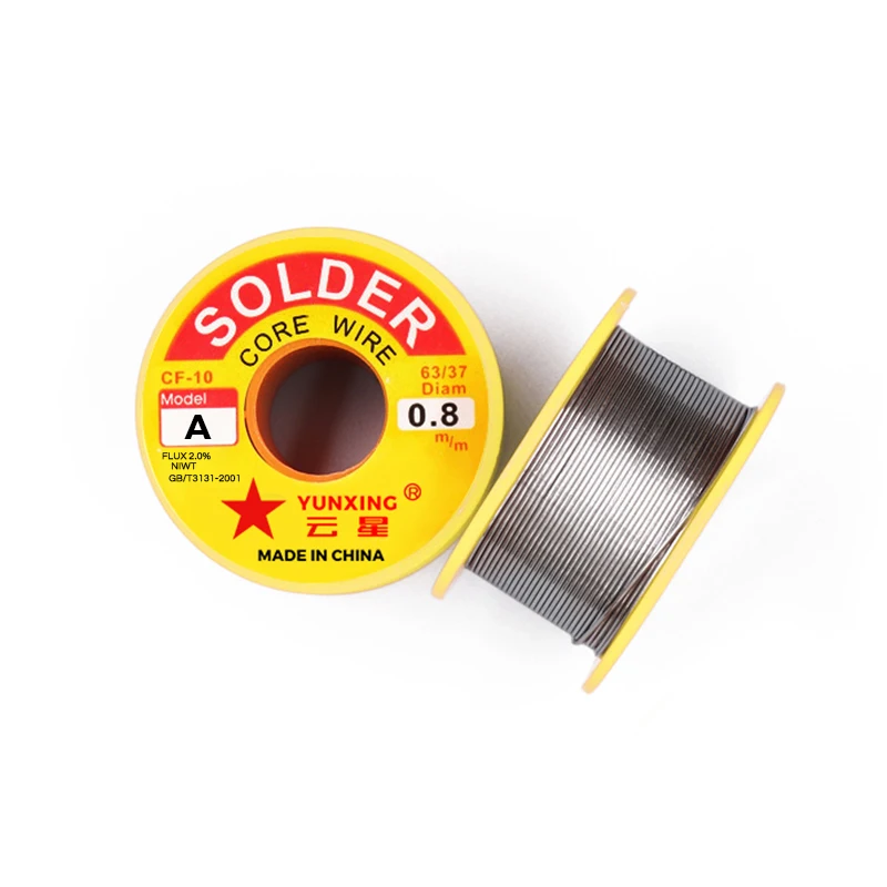 0.8/1/1.2/1.5/2MM Tin Solder Soldering Wire 63/37 2% Flux Rosin Core Tin Lead Roll Soldering Solder Wire
0.8/1/1.2/1.5/2MM Tin Solder Soldering Wire 63/37 2% Flux Rosin Core Tin Lead Roll Soldering Solder Wire