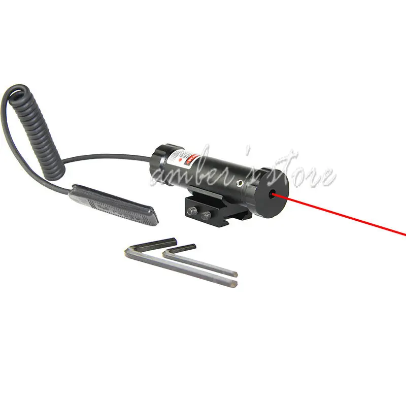 Tactical Hunting Laser Scope Red Dot Sight Fit For 11mm/20mm Rail with Mount & 2 Switch for Gun Rifle
Tactical Hunting Laser Scope Red Dot Sight Fit For 11mm/20mm Rail with Mount & 2 Switch for Gun Rifle