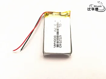 Free shipping 10pcs/lot small capacity rechargeable li-ion batteries 3.7v 800mah 652540 for toys LJ Driving recorder
Free shipping 10pcs/lot small capacity rechargeable li-ion batteries 3.7v 800mah 652540 for toys LJ Driving recorder