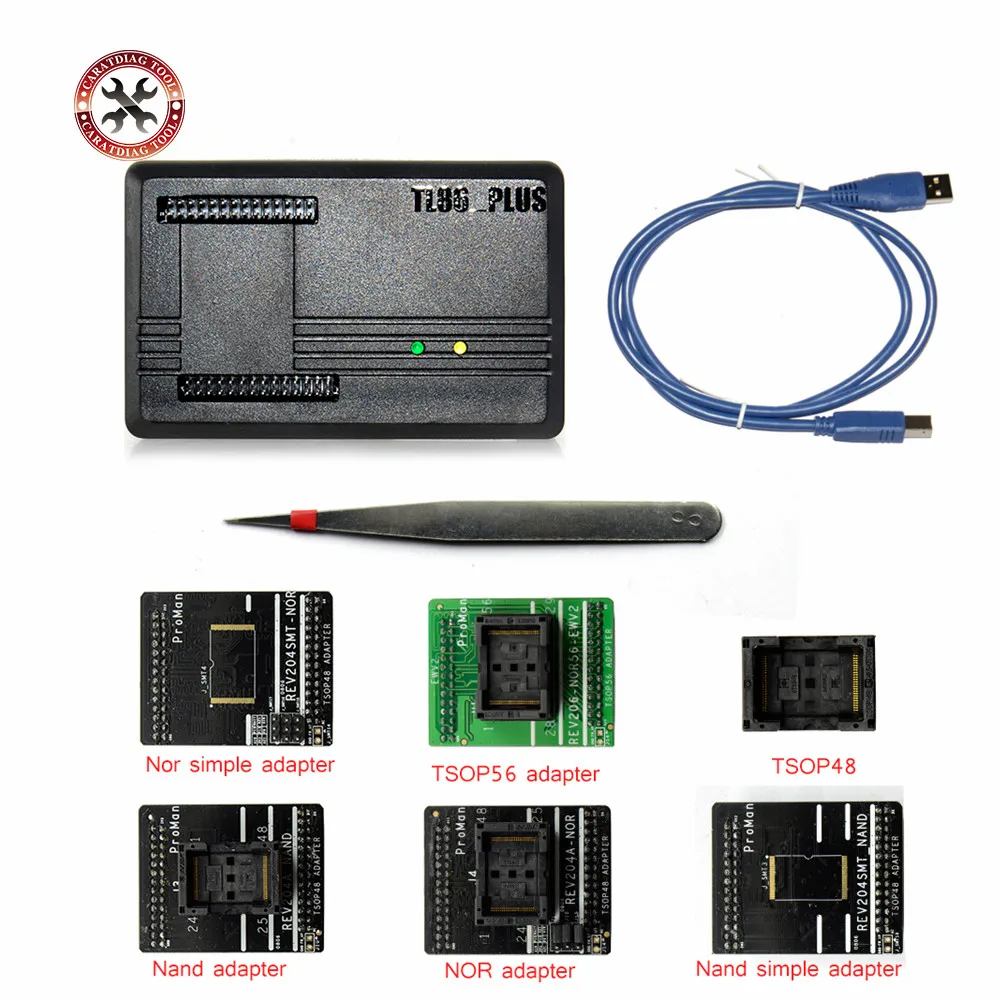 ProMan Professional NAND Flash Programmer NAND NOR +TSOP48 Adapter&TSOP56 Adapter TL86 PLUS programmer High Programming Speed
ProMan Professional NAND Flash Programmer NAND NOR +TSOP48 Adapter&TSOP56 Adapter TL86 PLUS programmer High Programming Speed