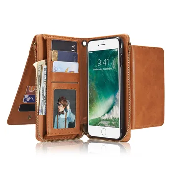 New Design For iPhone 7 Plus Multi-functional Card Holder Magnetic Wallet Flip Cover For iPhone7 Plus Retro Leather Case
New Design For iPhone 7 Plus Multi-functional Card Holder Magnetic Wallet Flip Cover For iPhone7 Plus Retro Leather Case