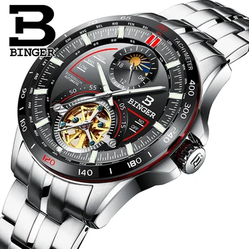 Switzerland BINGER Watch Men Luxury Brand Mens Watches Tourbillon Automatic Mechanica Wristwatch Sapphire reloj hombre B-MS10001
Switzerland BINGER Watch Men Luxury Brand Mens Watches Tourbillon Automatic Mechanica Wristwatch Sapphire reloj hombre B-MS10001
