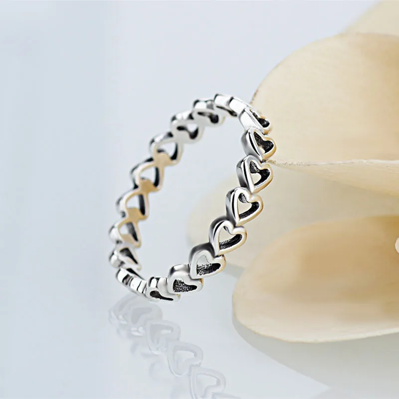 Fashion Authentic Silver Plated Forever Love Heart Rings Heart Finger Rings For Woman Wedding Jewelry Accessories Wholesale
Fashion Authentic Silver Plated Forever Love Heart Rings Heart Finger Rings For Woman Wedding Jewelry Accessories Wholesale