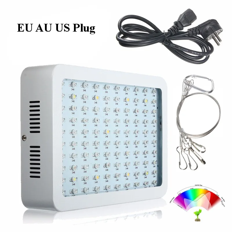300W LED Grow Light Lamp Full Spectrum Veg Flower AC85-265V EU AU US Plug 100W LED grow light panel
300W LED Grow Light Lamp Full Spectrum Veg Flower AC85-265V EU AU US Plug 100W LED grow light panel