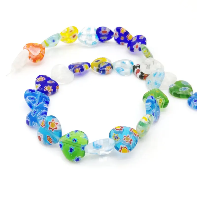 5strand 12MM Heart-shaped Mixed Color Glass Beads DIY Handmade Jewelry Accessories Thousand Flowers Loose
5strand 12MM Heart-shaped Mixed Color Glass Beads DIY Handmade Jewelry Accessories Thousand Flowers Loose