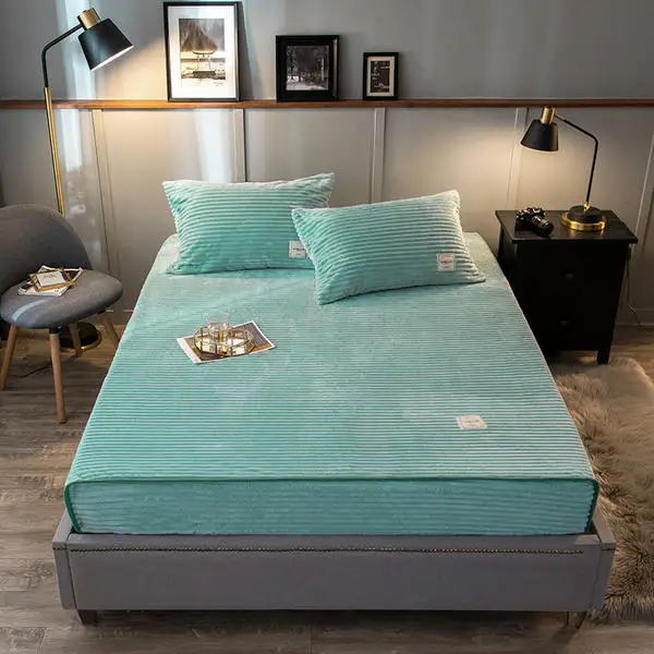 New Flannel Fitted Sheet Winter Warm Bed Cover Bedsheet Twin Queen King Size Bedspread Bed Sheets Housse High 28cm Flat Sheet
New Flannel Fitted Sheet Winter Warm Bed Cover Bedsheet Twin Queen King Size Bedspread Bed Sheets Housse High 28cm Flat Sheet