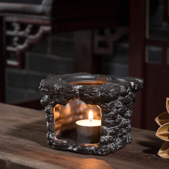 Vintage Teapot Holder Ceramic Black Pottery Base Warm Tea Stove Chinese Kung Fu Tea Set Accessories Candles Heating Tea Shelf
Vintage Teapot Holder Ceramic Black Pottery Base Warm Tea Stove Chinese Kung Fu Tea Set Accessories Candles Heating Tea Shelf