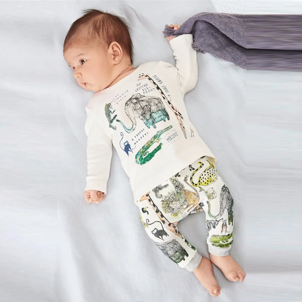 2PCs Infant Boy Girl Giraffe Animal Elephant Tops long sleeve T-shirt long Pants Kid Boy Girl Clothing Set
2PCs Infant Boy Girl Giraffe Animal Elephant Tops long sleeve T-shirt long Pants Kid Boy Girl Clothing Set