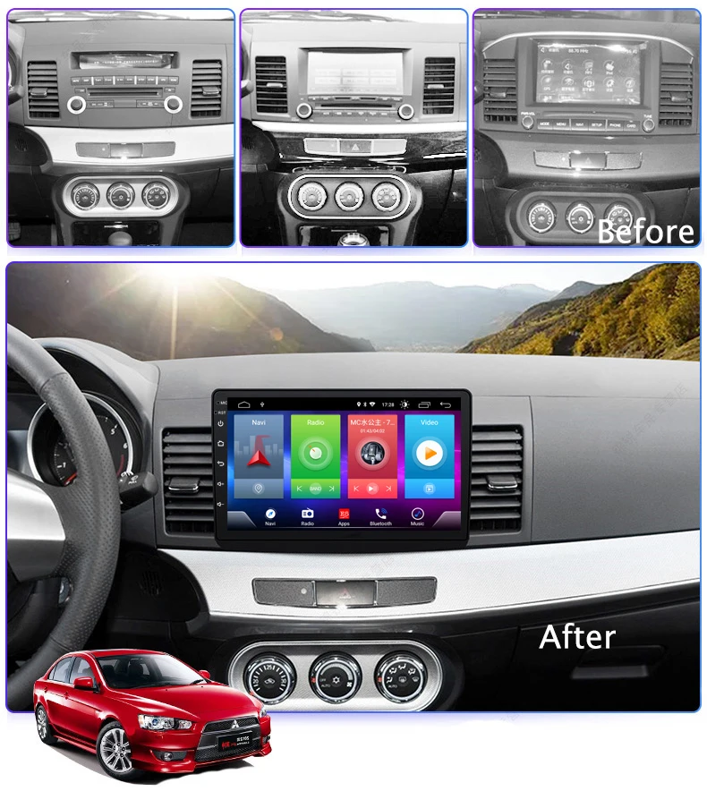 Full Touch Screen Car Android 8.1 Radio Player For MITSUBISHI Lancer EX 2010 GPS Navigation Video Multimedia Built In Bluetooth
Full Touch Screen Car Android 8.1 Radio Player For MITSUBISHI Lancer EX 2010 GPS Navigation Video Multimedia Built In Bluetooth