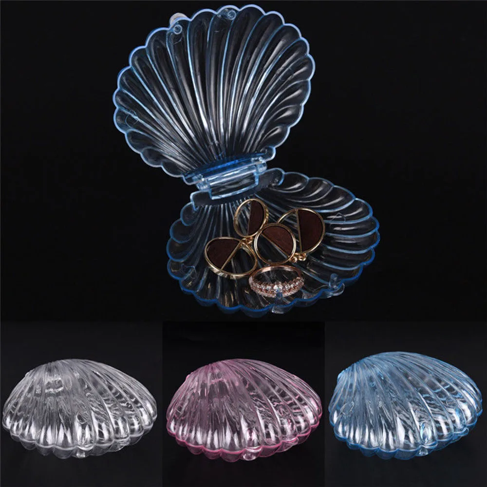 Shell Shape Lovely Jewelry Display Box Plastic Wedding Engagement Ring Box For Earrings Necklace Bracelet Gift Box Holder
Shell Shape Lovely Jewelry Display Box Plastic Wedding Engagement Ring Box For Earrings Necklace Bracelet Gift Box Holder