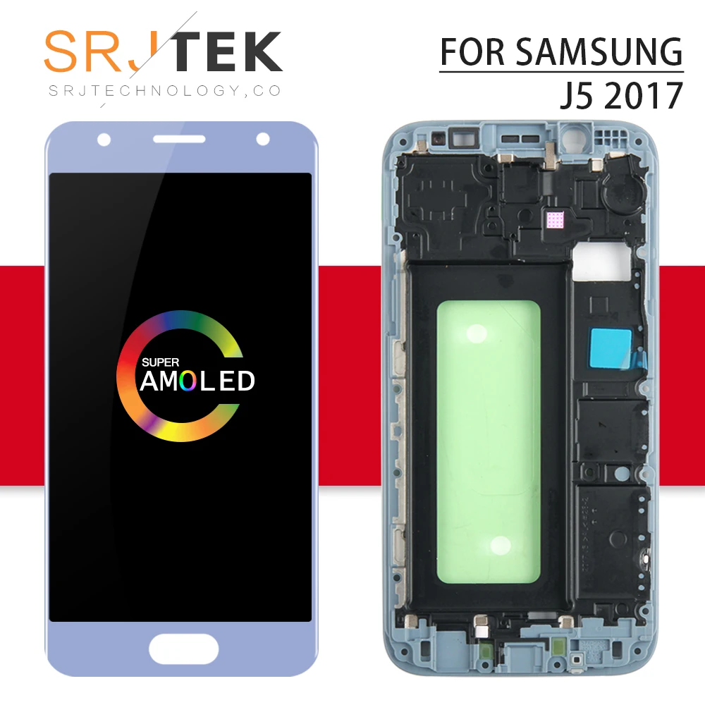 AMOLED/TFT Screen For Samsung GALAXY J5 2017 LCD Display J530F Display For Samsung J530 LCD Touch Digitizer Glass Assembly Frame
AMOLED/TFT Screen For Samsung GALAXY J5 2017 LCD Display J530F Display For Samsung J530 LCD Touch Digitizer Glass Assembly Frame