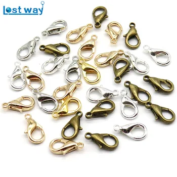 50pcs/100pcs Wholesale Price Lobster Clasps 12mm Silver color Lobster Clasps Hooks For Necklace Bracelet DIY Jewelry Making
50pcs/100pcs Wholesale Price Lobster Clasps 12mm Silver color Lobster Clasps Hooks For Necklace Bracelet DIY Jewelry Making