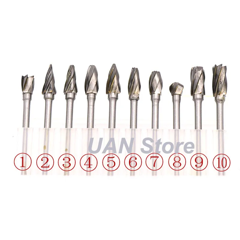 1pcs Carbide Rotary Burrs Tungsten Steel Grinding Head 3mm Shank Diameter Rotary File Milling Cutter Abrasive Tools
1pcs Carbide Rotary Burrs Tungsten Steel Grinding Head 3mm Shank Diameter Rotary File Milling Cutter Abrasive Tools