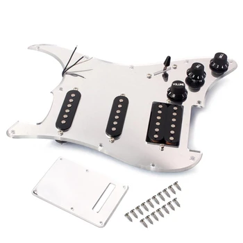 Mirror Pickguard 3-Ply Ssh Loaded Prewired Humbucker Pickguard Pickups Set for Guitar
Mirror Pickguard 3-Ply Ssh Loaded Prewired Humbucker Pickguard Pickups Set for Guitar