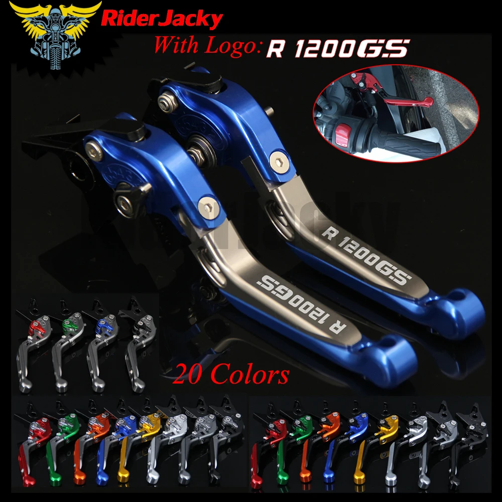 RiderJacky LOGO "R1200GS" Motorcycle CNC Brake Clutch Levers For BMW R1200GS (LC) (2013+up) 2013-2018 2014 2015 2016 2017
RiderJacky LOGO "R1200GS" Motorcycle CNC Brake Clutch Levers For BMW R1200GS (LC) (2013+up) 2013-2018 2014 2015 2016 2017