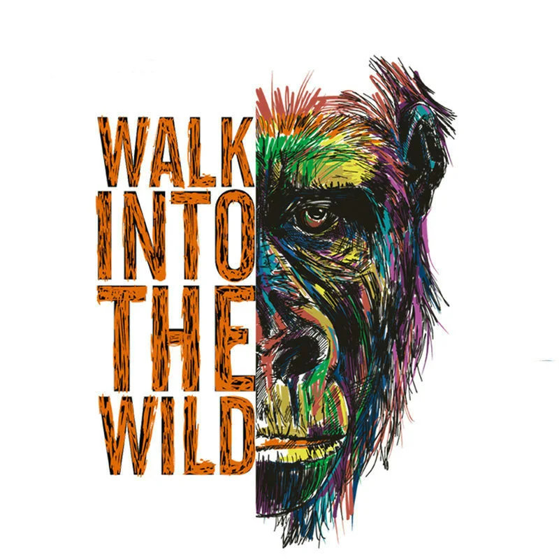Wild Monkey Patches 2018 New Parches Ropa A-Level Washable T-Shirt Diy Decoration Heat Transfers For Clothing
Wild Monkey Patches 2018 New Parches Ropa A-Level Washable T-Shirt Diy Decoration Heat Transfers For Clothing