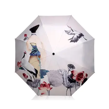 Black Coating Tri-Folding Umbrellas For Thicken Sunscreen Rain Gear Small Parasol Anti-UV Non Automatic Opaque Women Unbrellas
Black Coating Tri-Folding Umbrellas For Thicken Sunscreen Rain Gear Small Parasol Anti-UV Non Automatic Opaque Women Unbrellas