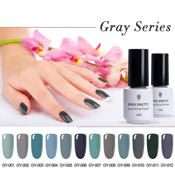 BORN PRETTY 1 Bottle 5ml Soak Off Nail UV Gel Polish Gray Series Nail Color Nail Art Gel Polish
BORN PRETTY 1 Bottle 5ml Soak Off Nail UV Gel Polish Gray Series Nail Color Nail Art Gel Polish