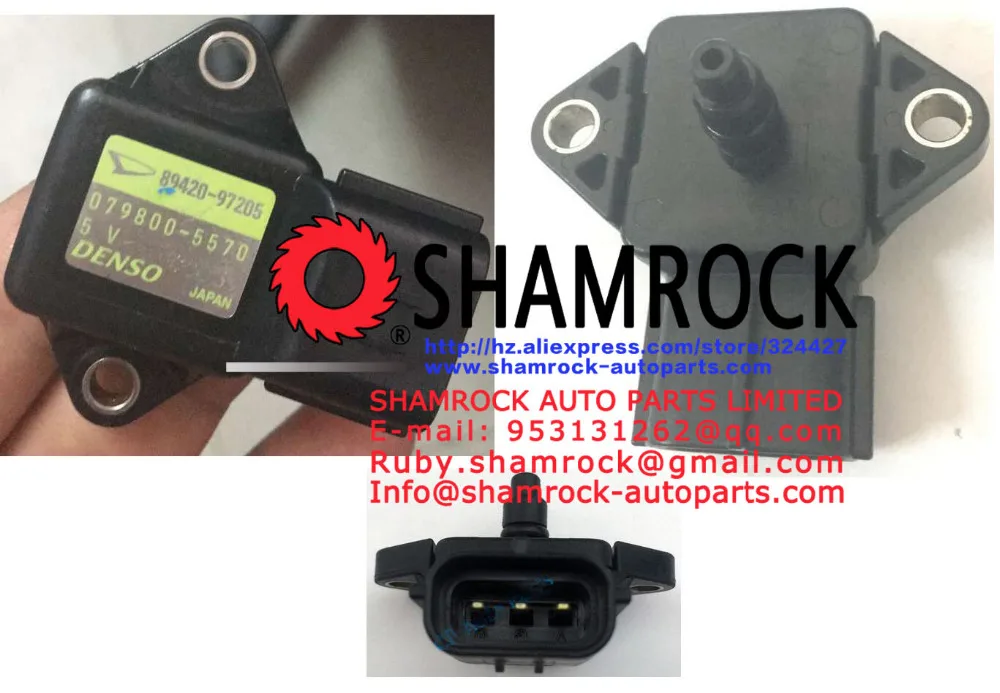 89420-97205-000 / 079800-5570 MAP Manifold Absolute Pressure Sensor for DAIHATSU SIRION / Sparky S231E S221E
89420-97205-000 / 079800-5570 MAP Manifold Absolute Pressure Sensor for DAIHATSU SIRION / Sparky S231E S221E