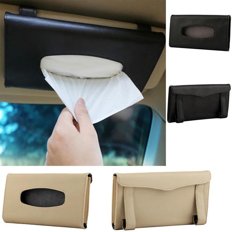 Universal Car Sun Visor Tissue Box Holder PU Leather Tissue Box Cover Case For Paper Auto Organizer Accessories KO971520
Universal Car Sun Visor Tissue Box Holder PU Leather Tissue Box Cover Case For Paper Auto Organizer Accessories KO971520