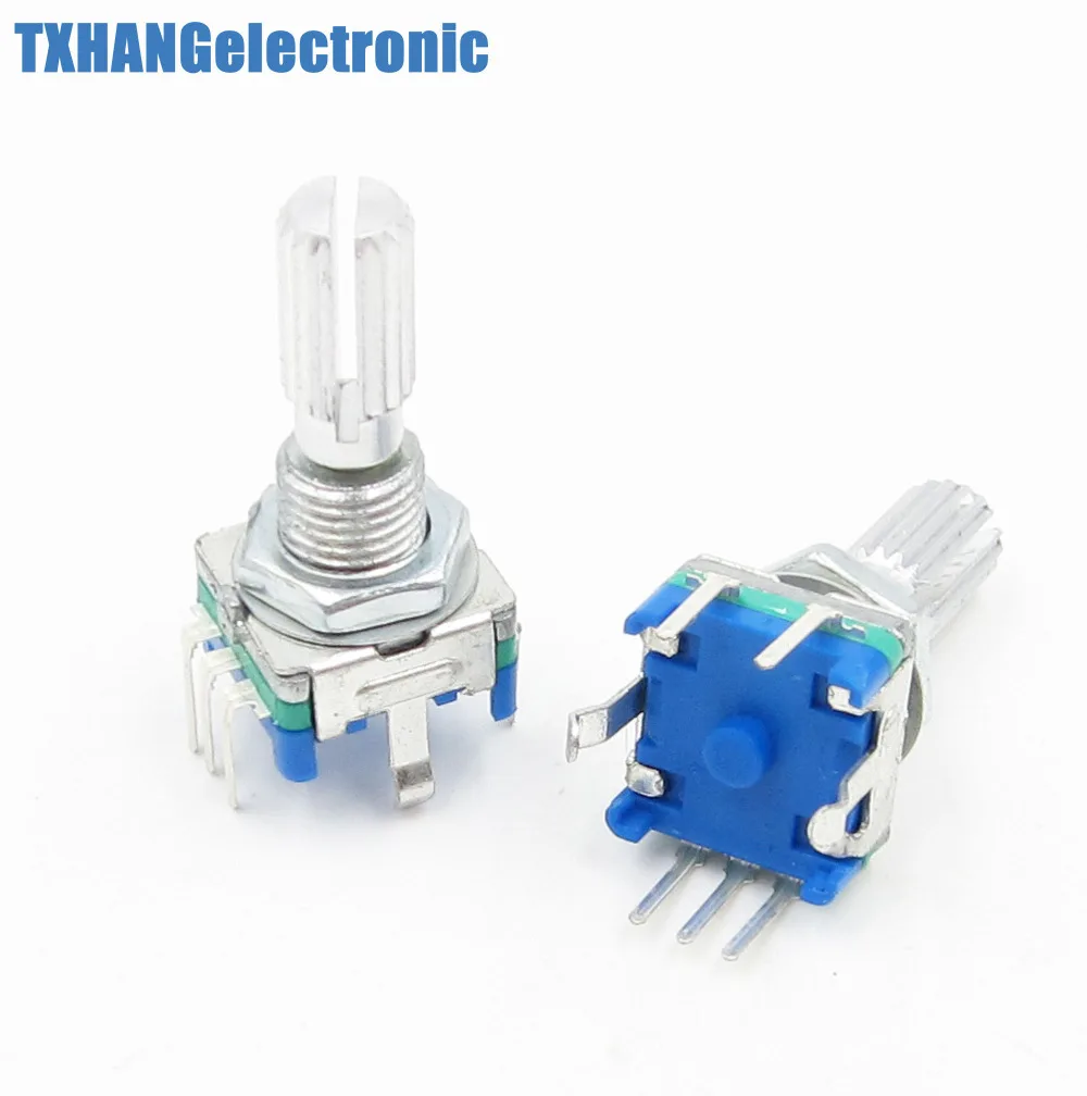 2pcs Rotary encoder with switch EC11 Audio digital potentiometer 20mm code switch
2pcs Rotary encoder with switch EC11 Audio digital potentiometer 20mm code switch
