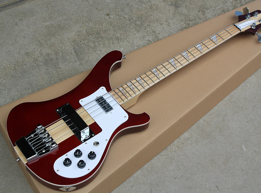OEM Custom 4 Strings Neck-thru-body Electric Bass Guitar with White Pickguard,Maple Fretboard,offering customized services
OEM Custom 4 Strings Neck-thru-body Electric Bass Guitar with White Pickguard,Maple Fretboard,offering customized services