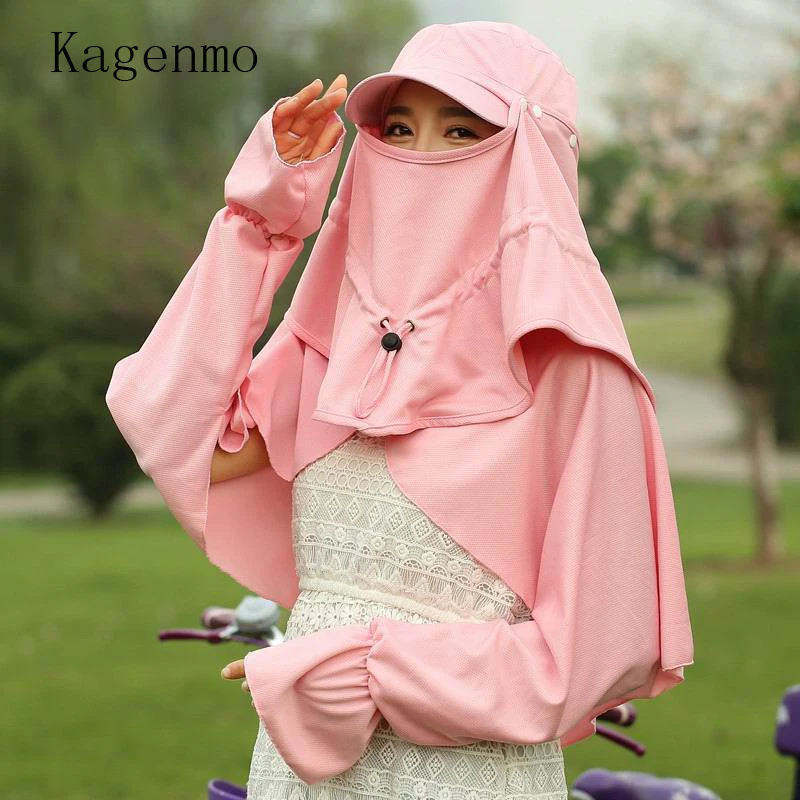 Kagenmo Full Protection Women Summer Sun Hat Outdoor Sunscreen Face Neck Protection Female Hat Cycling Full Protect Cap
Kagenmo Full Protection Women Summer Sun Hat Outdoor Sunscreen Face Neck Protection Female Hat Cycling Full Protect Cap