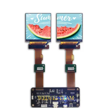 120HZ 2.9 inch 1440x1440 2K TFT LCD Module Dual Screen Type-c DP to MIPI Driver Board For VR AR HMD Display Panel LS029B3SX02
120HZ 2.9 inch 1440x1440 2K TFT LCD Module Dual Screen Type-c DP to MIPI Driver Board For VR AR HMD Display Panel LS029B3SX02