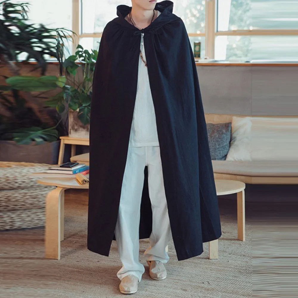 2019 New Arrival Men's Vintage Cloaks Capes Casual Loose Chinese Style Pure Color Korean Silk Cloaks
2019 New Arrival Men's Vintage Cloaks Capes Casual Loose Chinese Style Pure Color Korean Silk Cloaks