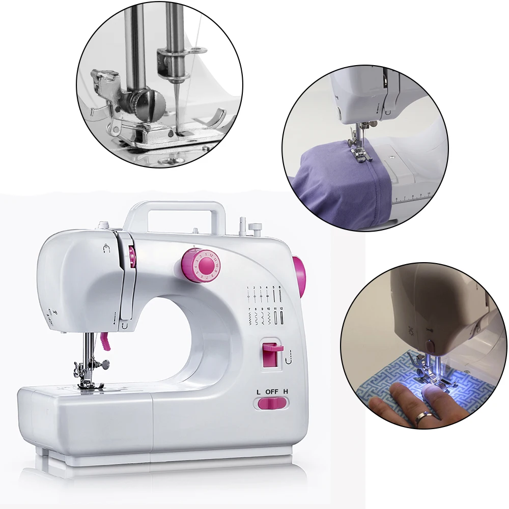 Multifunctional 16 Stitches Portable Household Mini Sewing Machine Electric Sewing Machine Replaceable Press Foot Pedal
Multifunctional 16 Stitches Portable Household Mini Sewing Machine Electric Sewing Machine Replaceable Press Foot Pedal