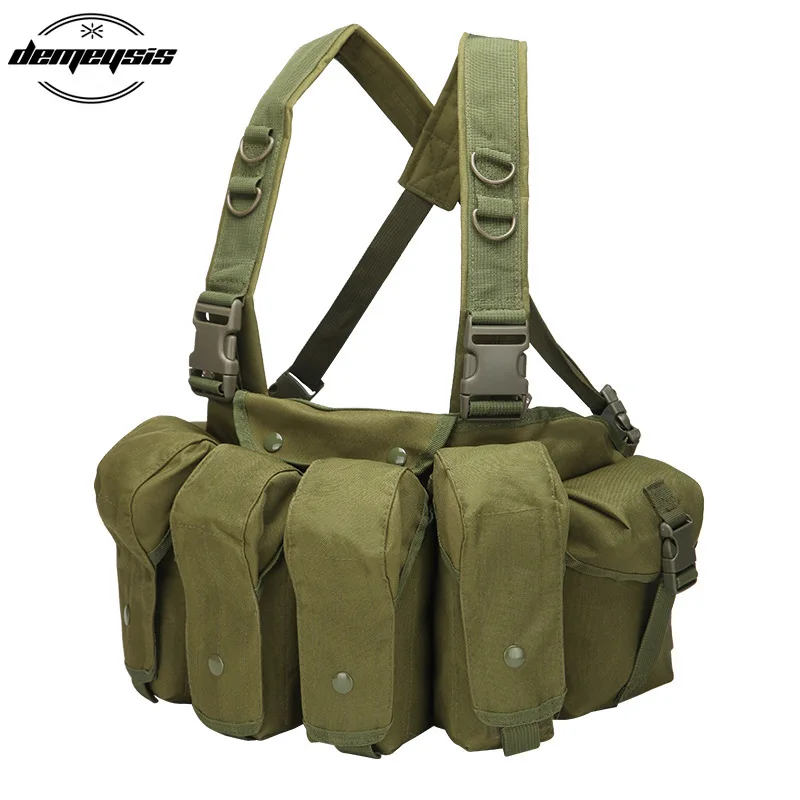 Outdoor AK 47 Magazine Carrier Combat Vest Military Camouflage Tactical Vest Airsoft Ammo Chest Rig Hunting Gear
Outdoor AK 47 Magazine Carrier Combat Vest Military Camouflage Tactical Vest Airsoft Ammo Chest Rig Hunting Gear