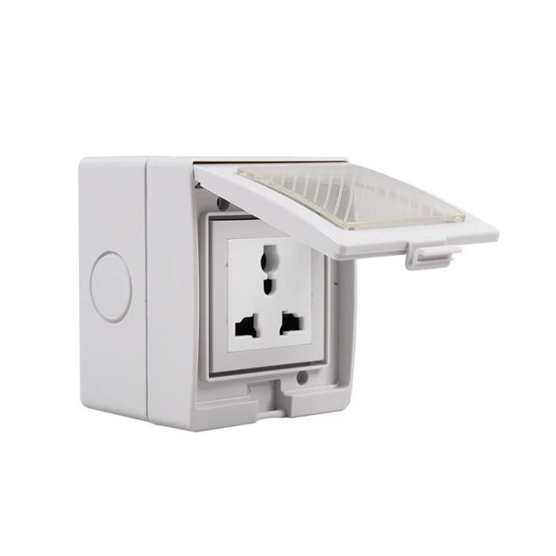 Waterproof wall socket universal hole power socket Convenient installation of multi-functional CN waterproof cover socket
Waterproof wall socket universal hole power socket Convenient installation of multi-functional CN waterproof cover socket