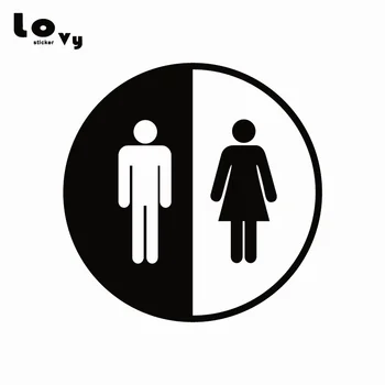 Toilet Door Entrance Men & Women Sign Sticker Creative Washroom WC Vinyl Wall Decal Home Decor TS054
Toilet Door Entrance Men & Women Sign Sticker Creative Washroom WC Vinyl Wall Decal Home Decor TS054