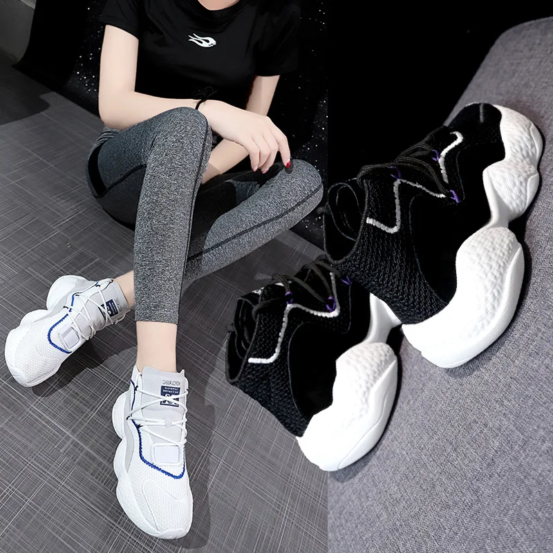 Women Vulcanized Shoes Female Casual Shoes Students Chunky SSneakers Ladies Lace Up Platform Shoes 
Women Vulcanized Shoes Female Casual Shoes Students Chunky SSneakers Ladies Lace Up Platform Shoes