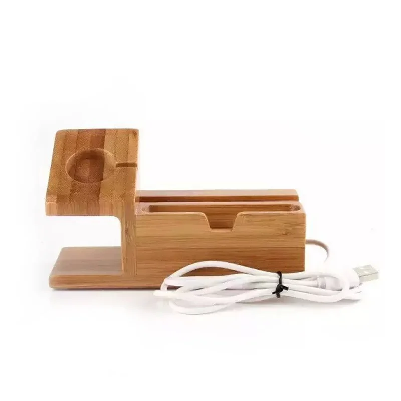 Wooden Charging Dock Station for Mobile Phone Holder Stand Bamboo Charger Stand Base for Apple Watch and For Iphone
Wooden Charging Dock Station for Mobile Phone Holder Stand Bamboo Charger Stand Base for Apple Watch and For Iphone