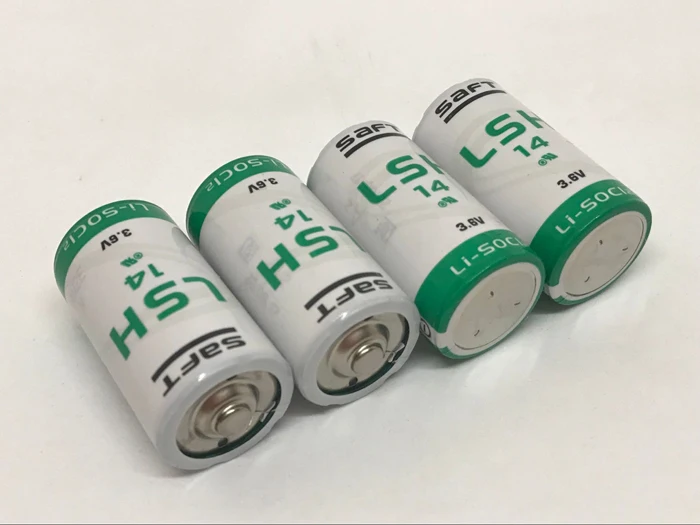 4pcs/lot SAFT LSH14 Size C 3.6V 58000mAh Lithium LSH 14 Battery Non-rechargeable PLC Batteries Made in France
4pcs/lot SAFT LSH14 Size C 3.6V 58000mAh Lithium LSH 14 Battery Non-rechargeable PLC Batteries Made in France