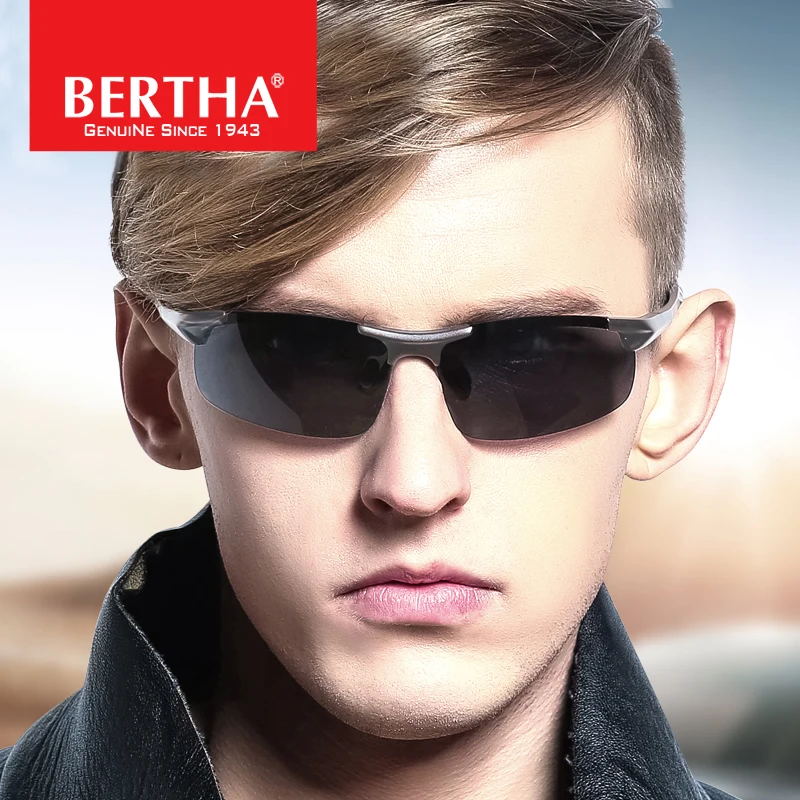 Bertha Men Fashion Rimless Polarized Photochromic Sunglasses Driving For Days UV400 Sun Glasses 8033
Bertha Men Fashion Rimless Polarized Photochromic Sunglasses Driving For Days UV400 Sun Glasses 8033