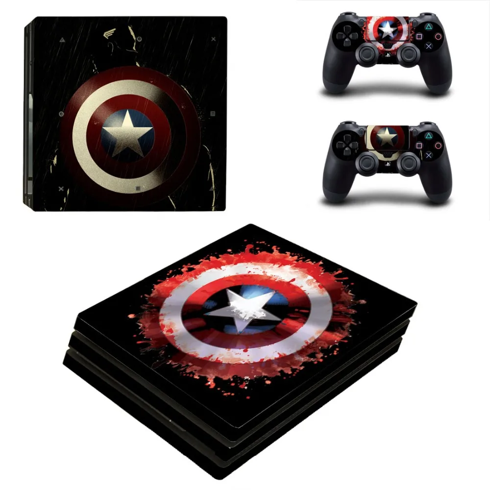 Marvel Captain America PS4 Pro Skin Sticker Decal Vinyl for Sony Playstation 4 Console and 2 Controllers PS4 Pro Skin Sticker
Marvel Captain America PS4 Pro Skin Sticker Decal Vinyl for Sony Playstation 4 Console and 2 Controllers PS4 Pro Skin Sticker
