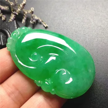 FENGASHOUW Natural Burmese emperor stone, is a kind of full green ruyi pendant Send a friend
FENGASHOUW Natural Burmese emperor stone, is a kind of full green ruyi pendant Send a friend