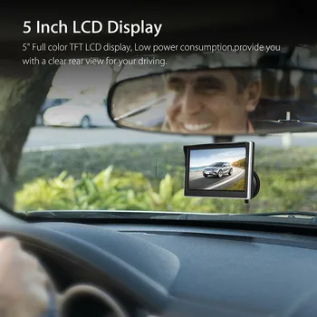 5 Inch Monitor Rear View Car Truck Parking IR Night Vision Reversing Camera Security System GY88
5 Inch Monitor Rear View Car Truck Parking IR Night Vision Reversing Camera Security System GY88
