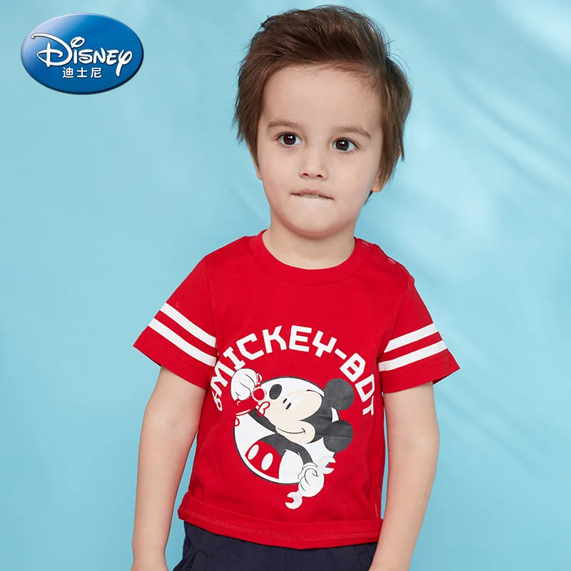 Disney boys T-shirt Mickey children clothes 2019 summer boys short-sleeve tshirt 100%cotton fashion camiseta roupas de crianca 
Disney boys T-shirt Mickey children clothes 2019 summer boys short-sleeve tshirt 100%cotton fashion camiseta roupas de crianca